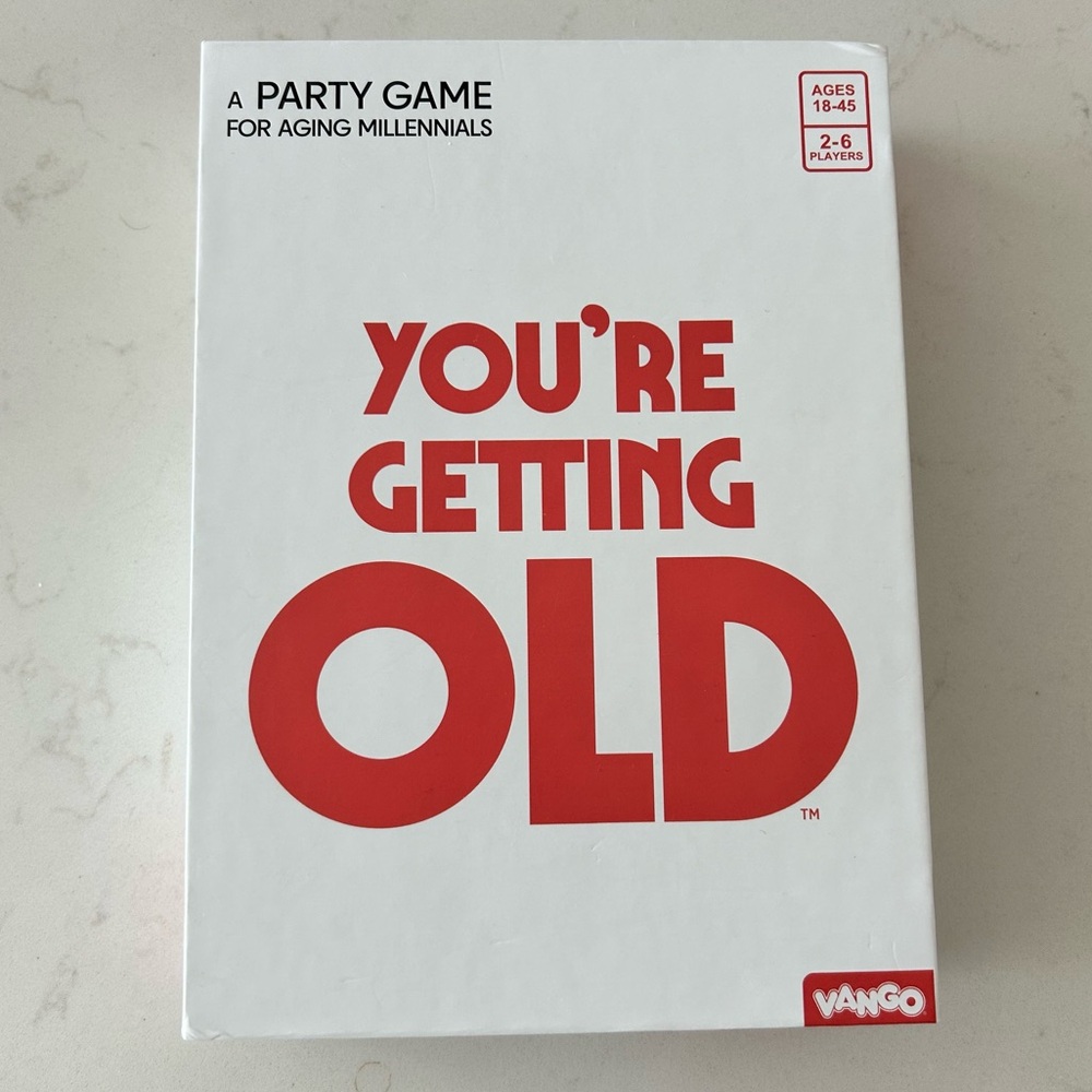 VANGO You’re Getting Old Party Game Brand new condition Unopened. Excellent gift